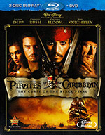 Pirates of the Caribbean : The Curse of the Black Pearl Blu-Ray Cover
